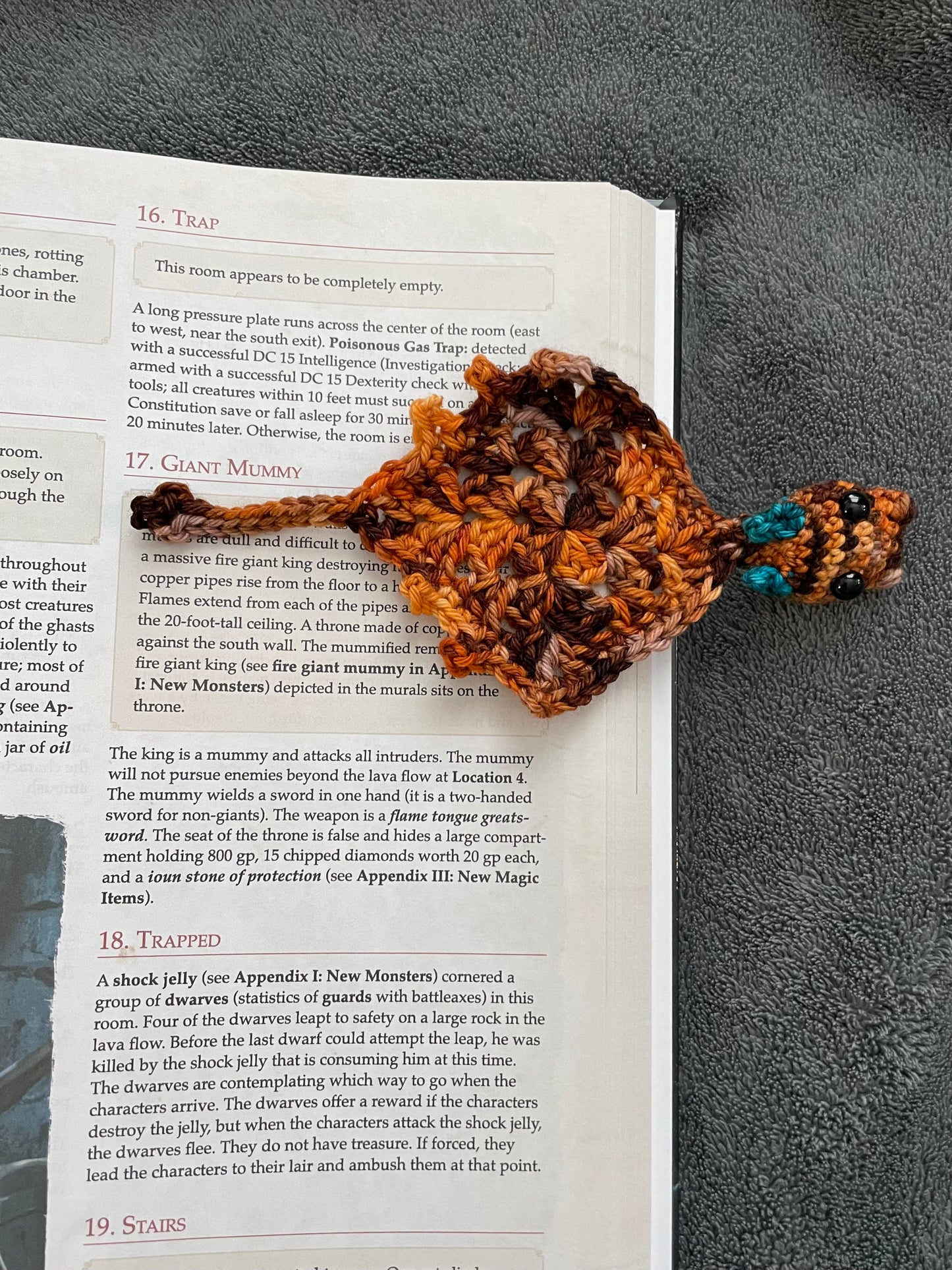 Mini Book Dragon - Mini Crochet Dragon Bookmarks