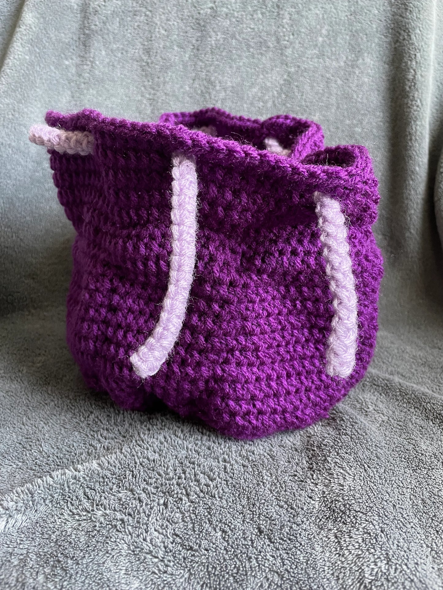 Dark Purple and Lavender Dice Bag of Holding