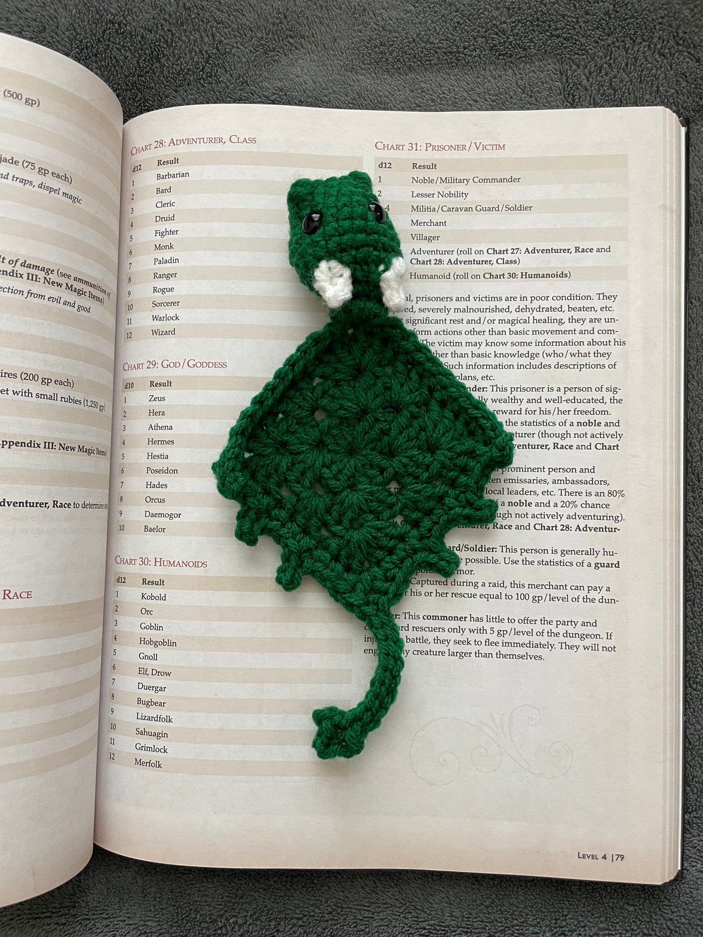 Book Dragon - Crochet Dragon Bookmarks