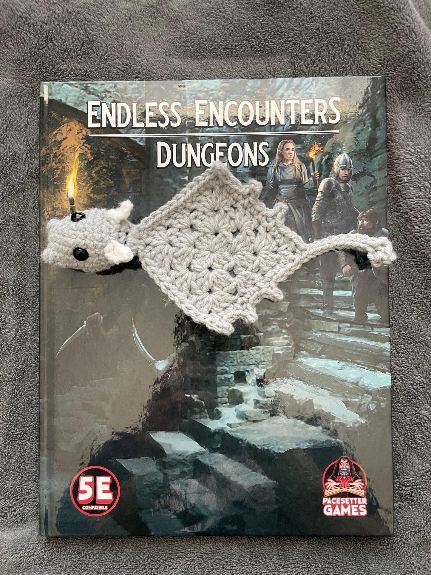 Book Dragon - Crochet Dragon Bookmarks