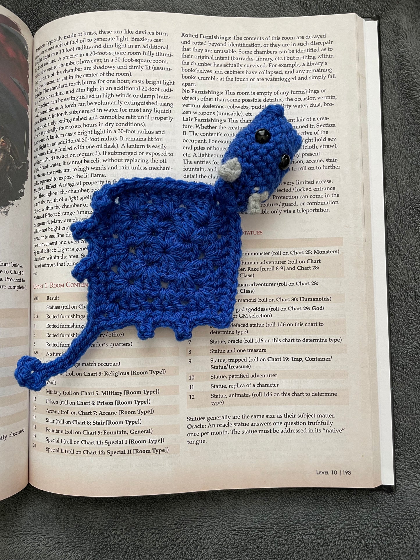 Book Dragon - Crochet Dragon Bookmarks