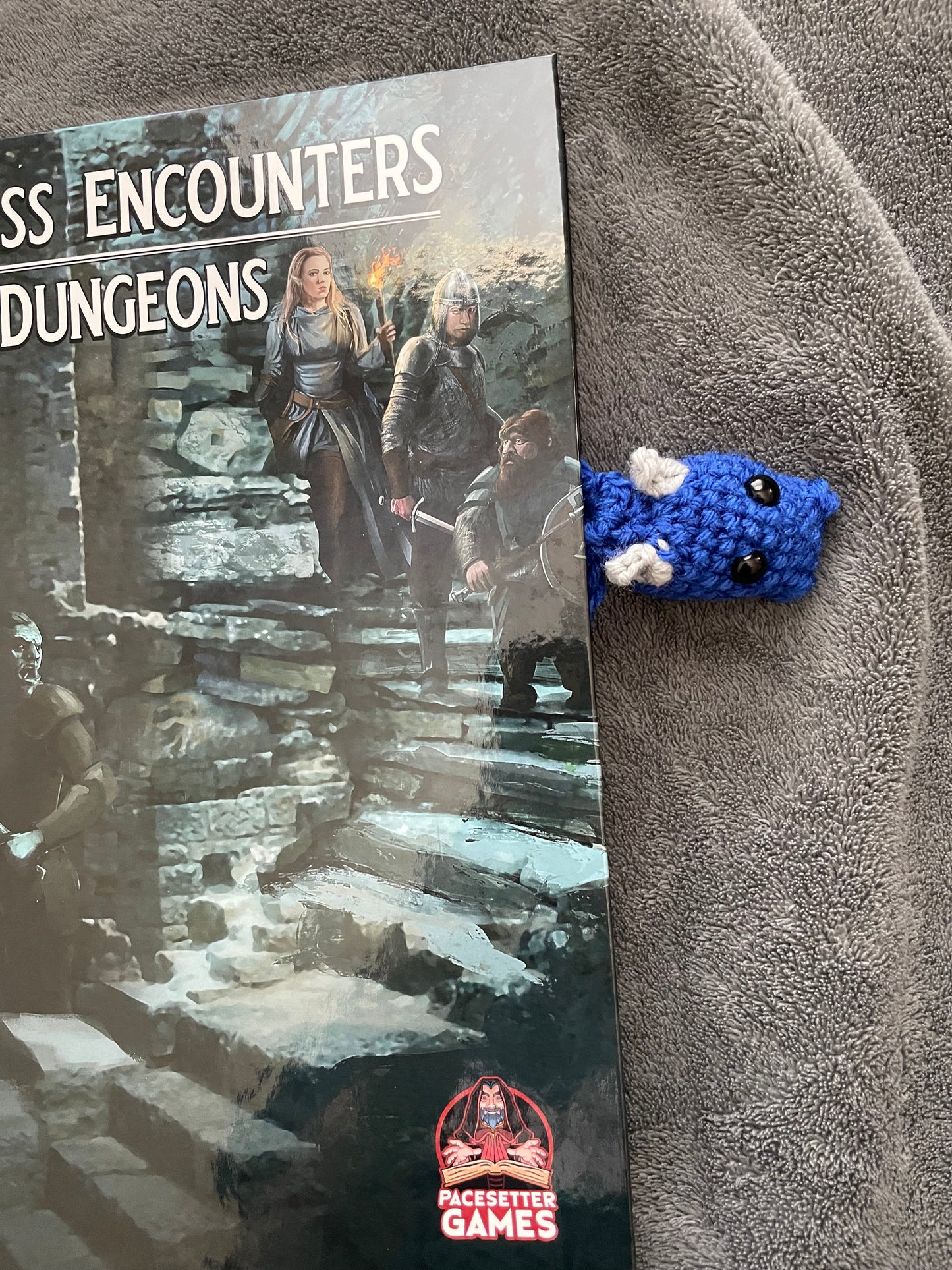 Book Dragon - Crochet Dragon Bookmarks