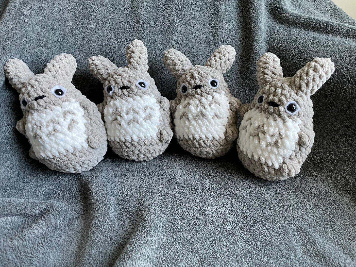 Grey Plushie Inspired by Totoro