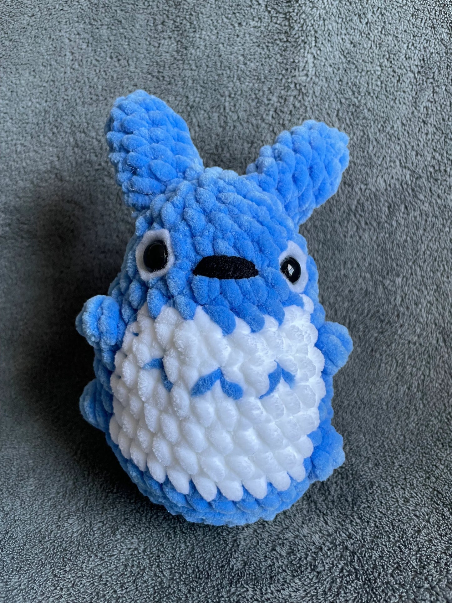 Blue Plushie Inspired by Totoro