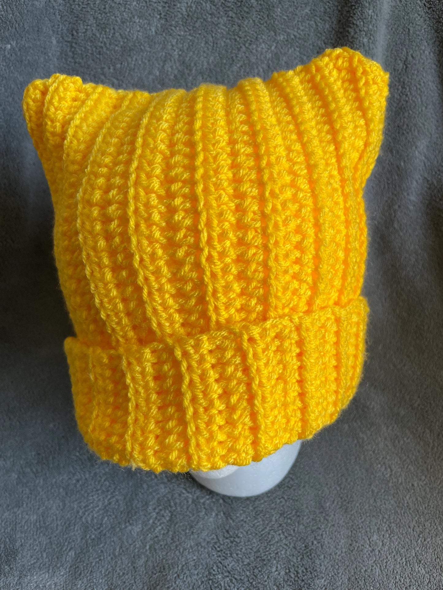 Yellow Cat Ear Hat
