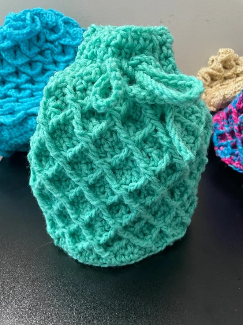 Sea Green Diamond Dice Bag