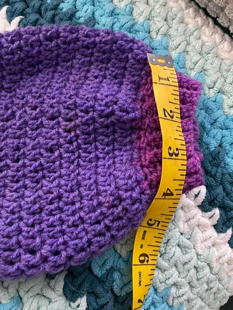 Large Colorful Cropped Crocheted Sweater - Warm Colors