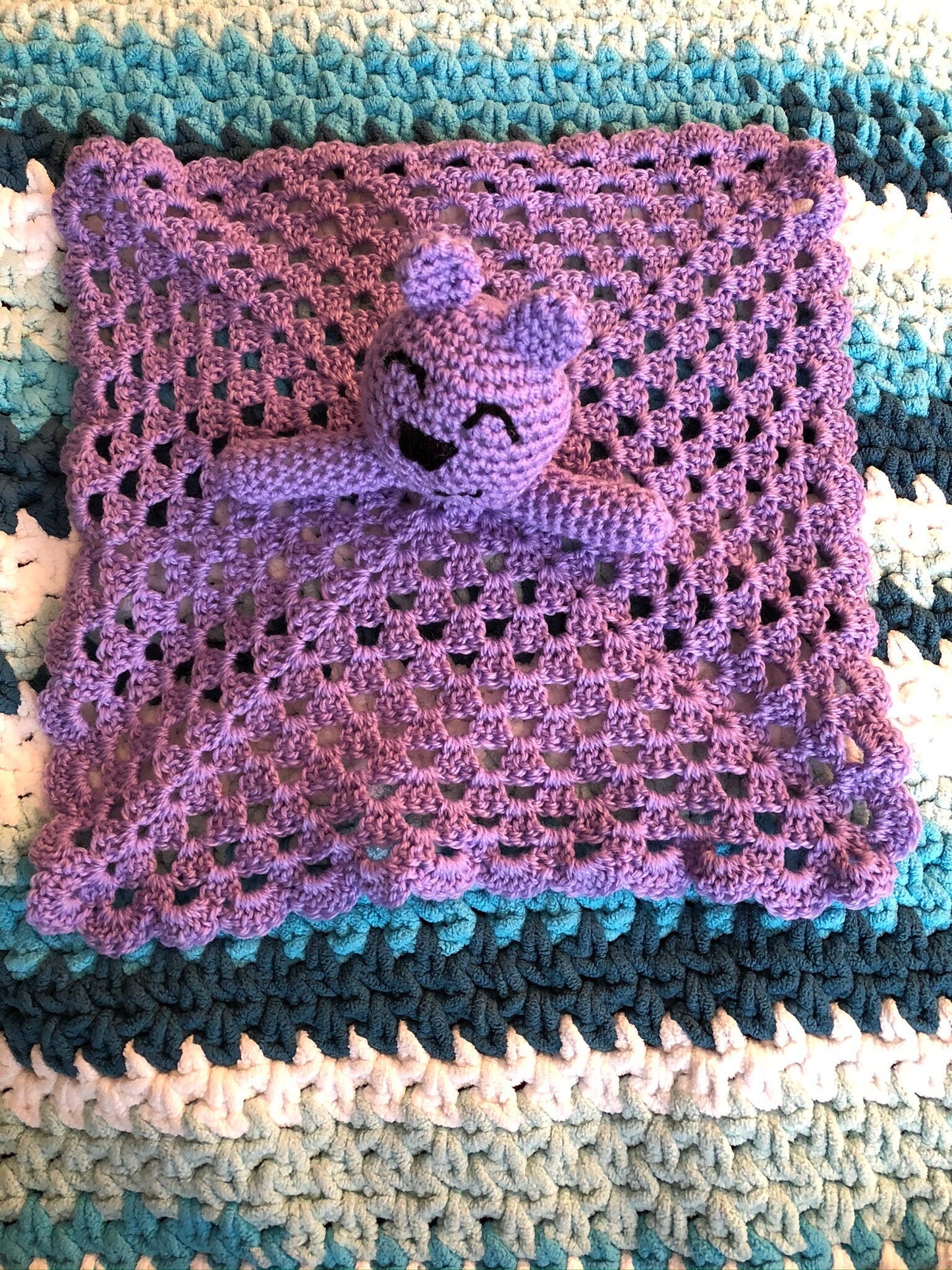 Teddy Bear Lovey Crochet Pattern