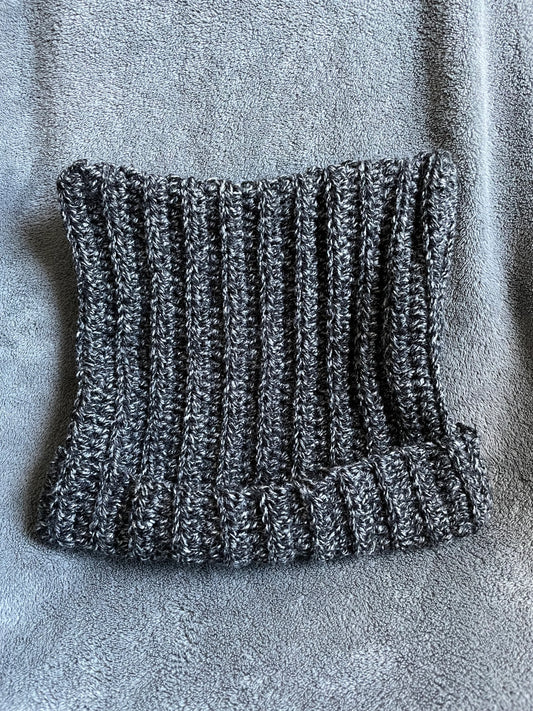 Heathered Black Cat Ear Hat
