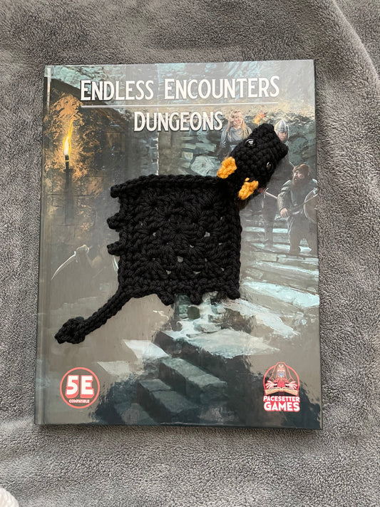 Book Dragon - Crochet Dragon Bookmarks