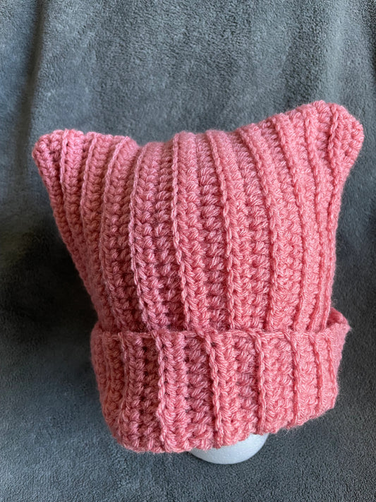 Pink Cat Ear Hat