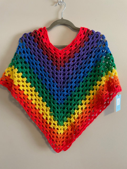 Rainbow Poncho