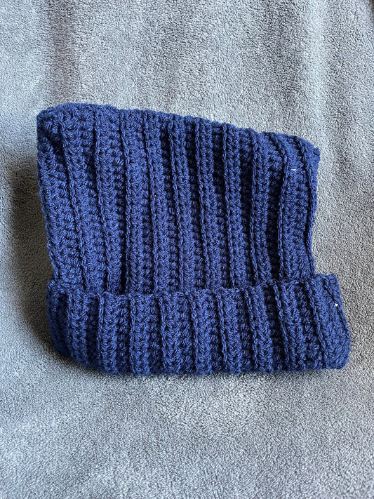 Navy Cat Ear Hat