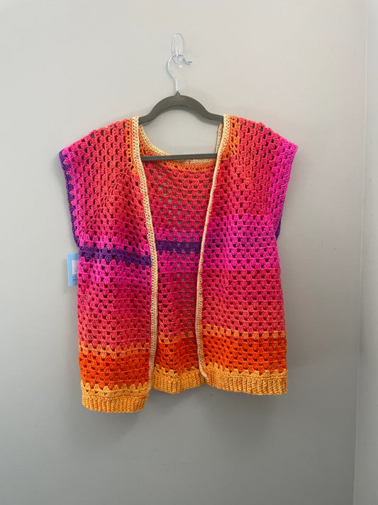 Small Pinks, Oranges, and Purple Vest