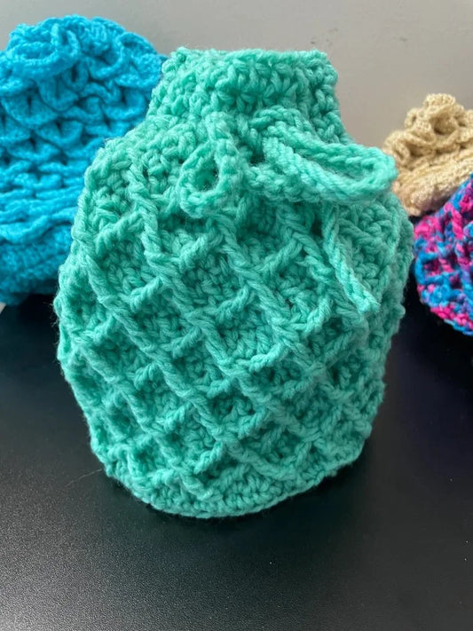 Sea Green Diamond Dice Bag