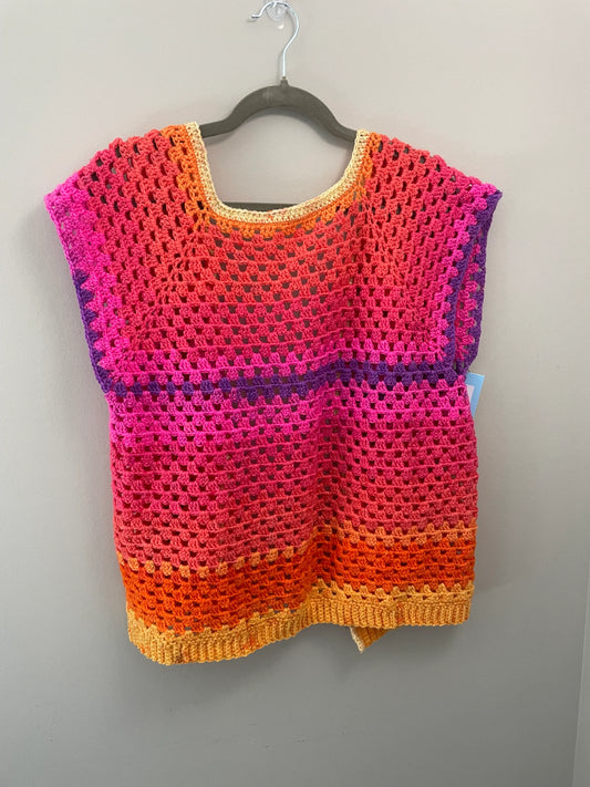 Small Pinks, Oranges, and Purple Vest