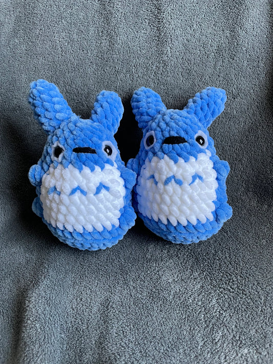 Blue Plushie Inspired by Totoro