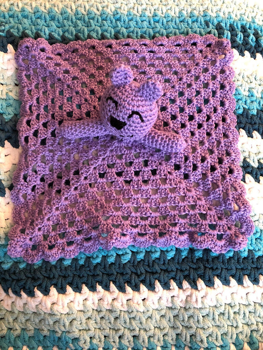 Teddy Bear Lovey Crochet Pattern
